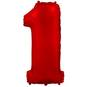 Цифра "1" Красная 102 см 299