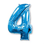 Цифра "4" Синяя 102 см 403