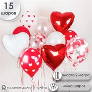 Фонтан "Красно-Белые Сердца" 4497